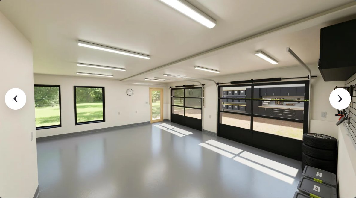2-Story Garage Loft ADU — garage interior
